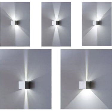 Hotshot isyluce antracite mm100x100x100 led 16w 4000k fasci regolabili ip54 Isyluce Lampade da esterno